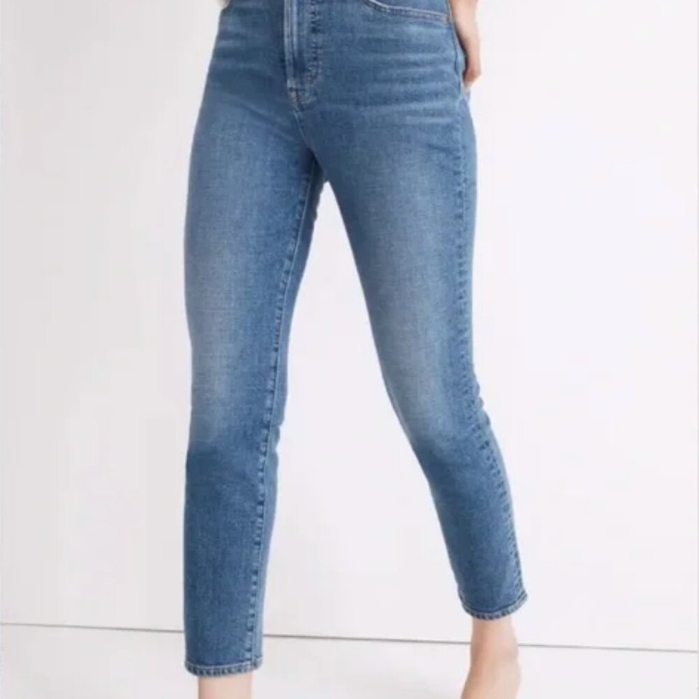 Madewell Jeans Womens 25 Blue High Rise The‎ Perfect Vintage Cropped Light Wash